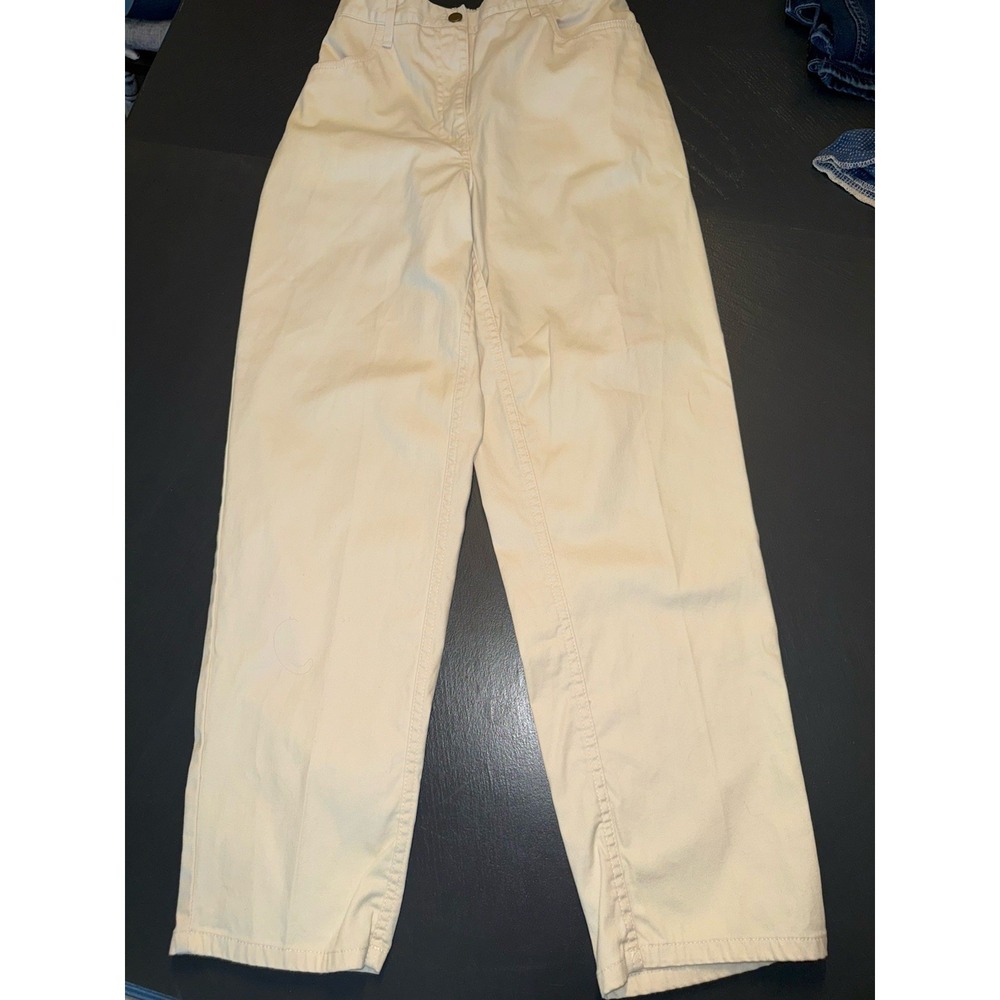 Blair‎ Women's Y2K High Rise Tailored Trouser Pant Size 8 Beige
